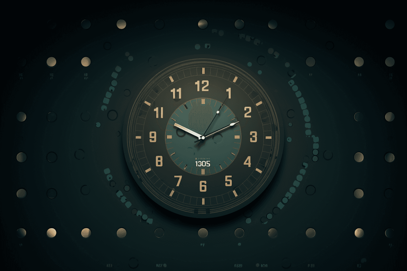 A wallpaper featuring a simple graphic of a digital clock or timer, with space for setting alarms and countdowns.